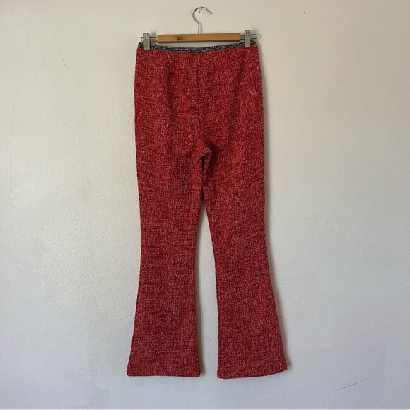 Walter Baker KORA KNIT SWEATPANTS IN STARLIGHT KNIT RED - Picture 3 of 9